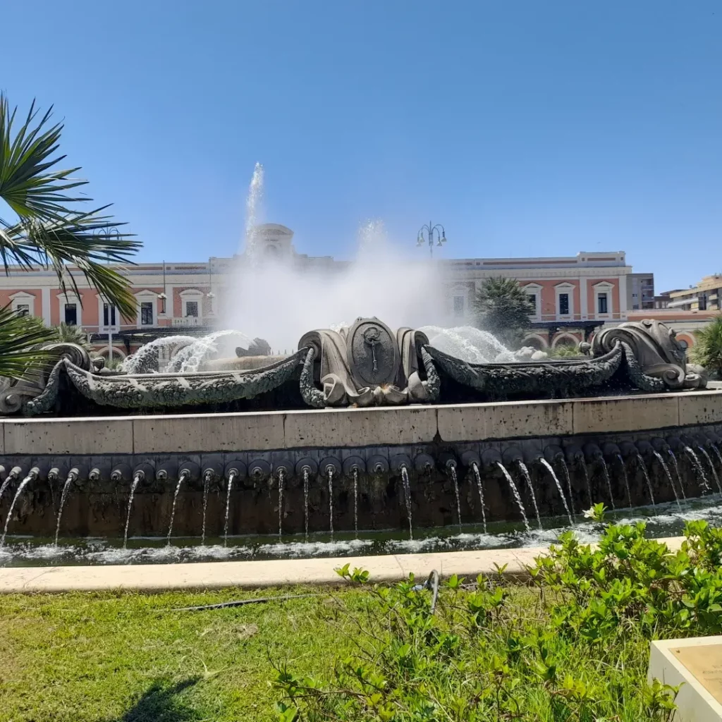 Fountain in Bari, Italy