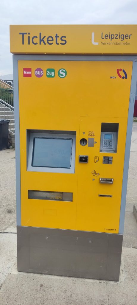 Tickets kiosk at the German train station